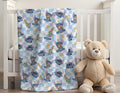 Disney Stitch Blanket, Custom Name Lilo And Stitch Disneyland Blanket, Stitch Birthday Gifts, Stitch Blanket Gifts For Kids