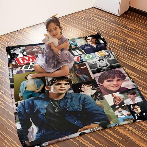 Matt Dillon Actor Throw Flannel Blanket, Matt Dillon Blanket, Warm Soft Cozy Blanket for Living Room Sofa Bed, Gift Blankets for All Seasons
