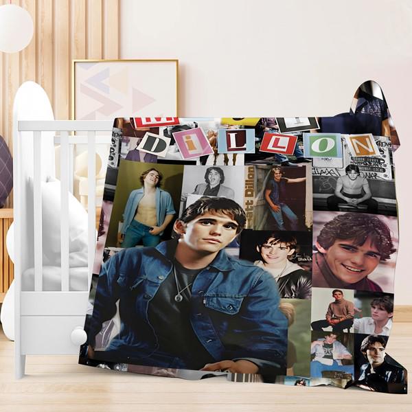 Matt Dillon Actor Throw Flannel Blanket, Matt Dillon Blanket, Warm Soft Cozy Blanket for Living Room Sofa Bed, Gift Blankets for All Seasons