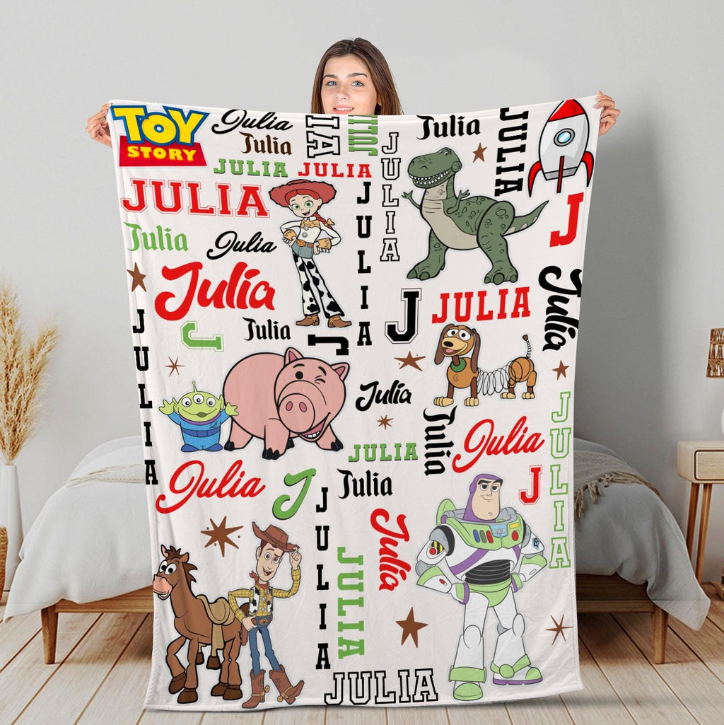Personalized Star Wars Blanket with Name, Custom Name Collage Galaxy Throw, Jedi Fan Gift for Boys Girls, Star War Nursery, Minky Blanket