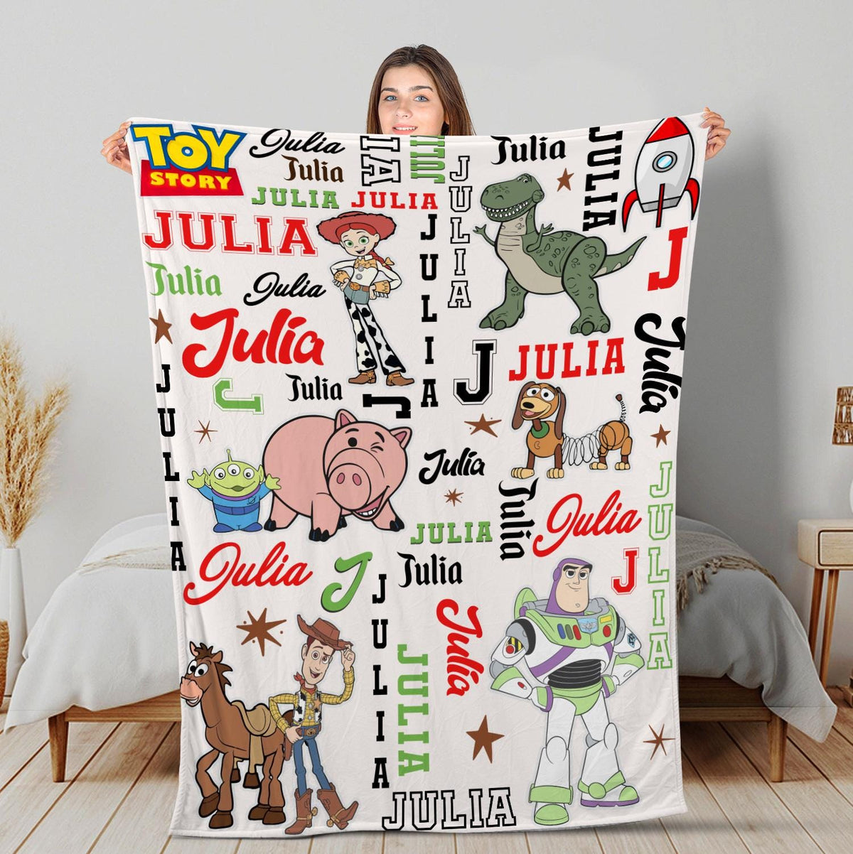 Personalized Star Wars Blanket with Name, Custom Name Collage Galaxy Throw, Jedi Fan Gift for Boys Girls, Star War Nursery, Minky Blanket