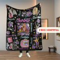 Hannah Montana 20th Anniversary Minky Flannel Blanket, Pop Star Trip Gift