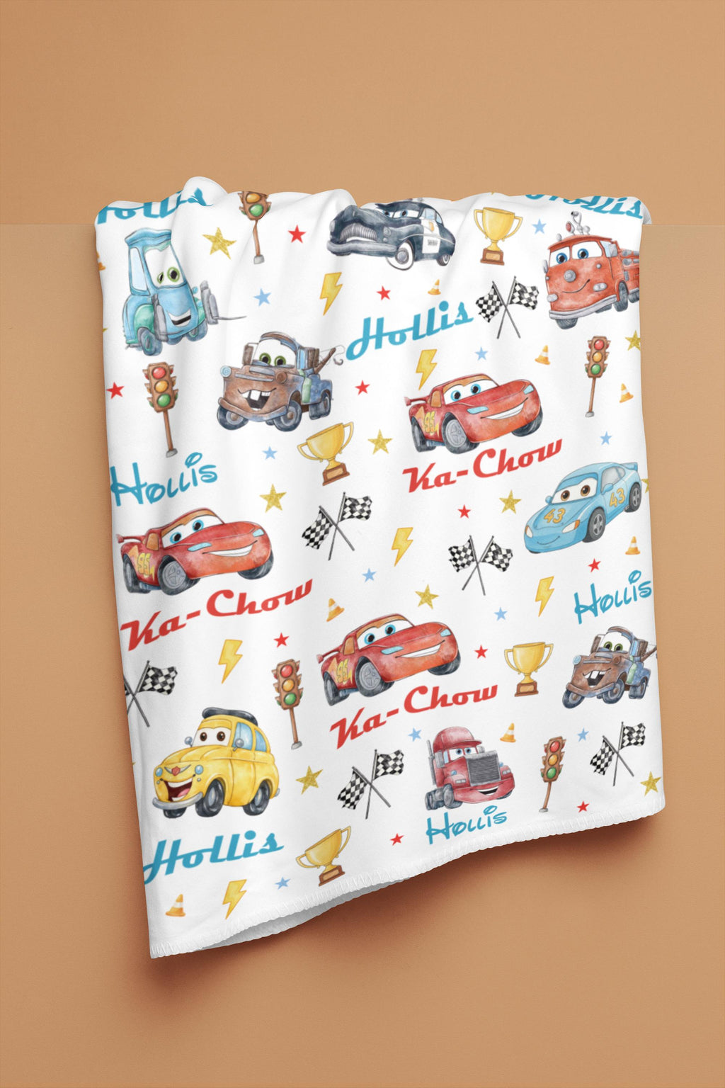 Lightning McQueen Baby Blanket, Baby Shower Gift, Customizable Blanket, Disney Blanket, Disney Home Decor, Cars Blanket, Sherpa Blanket