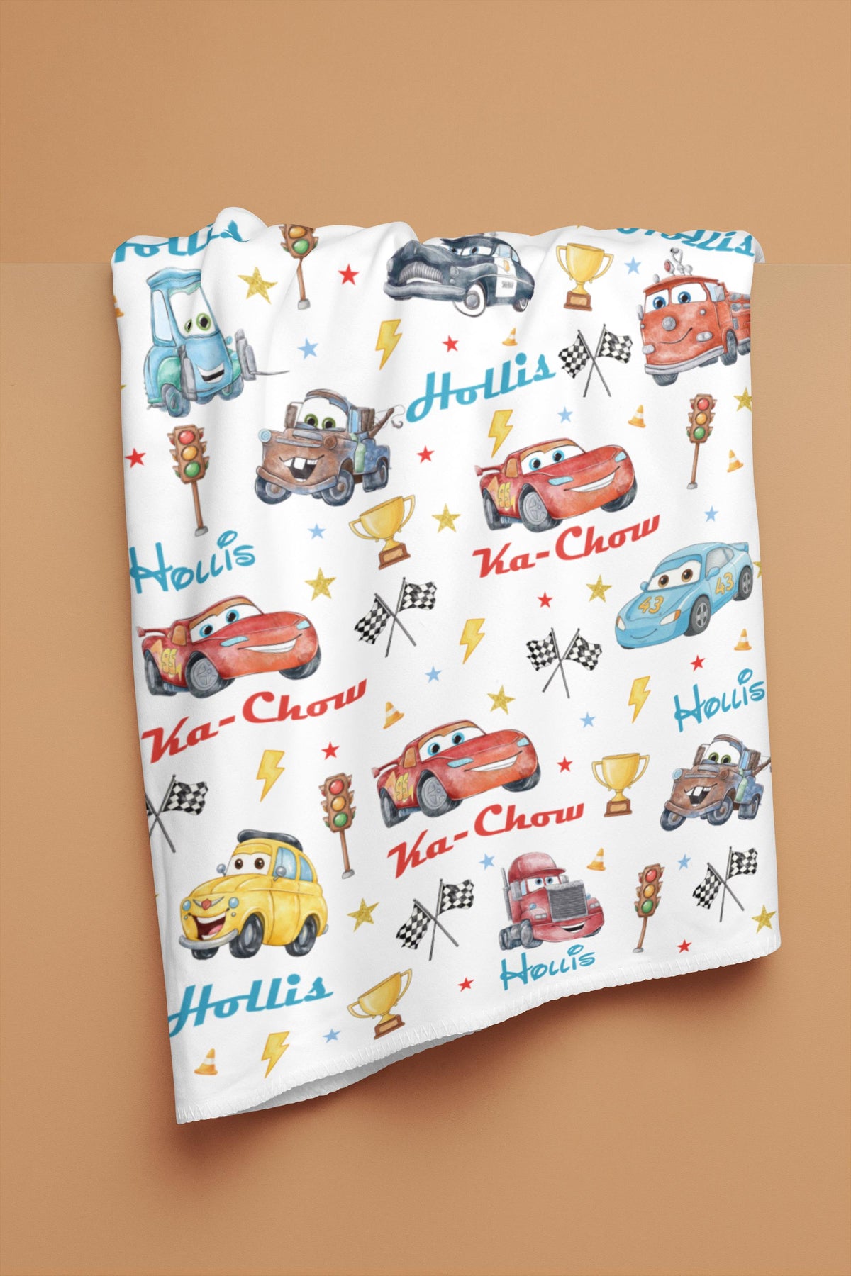 Lightning McQueen Baby Blanket, Baby Shower Gift, Customizable Blanket, Disney Blanket, Disney Home Decor, Cars Blanket, Sherpa Blanket