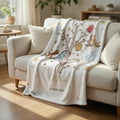 Custom Winnie The Pooh Fleece Blanket, Disney Pooh Baby Blanket, Retro Pooh & Friends Blanket