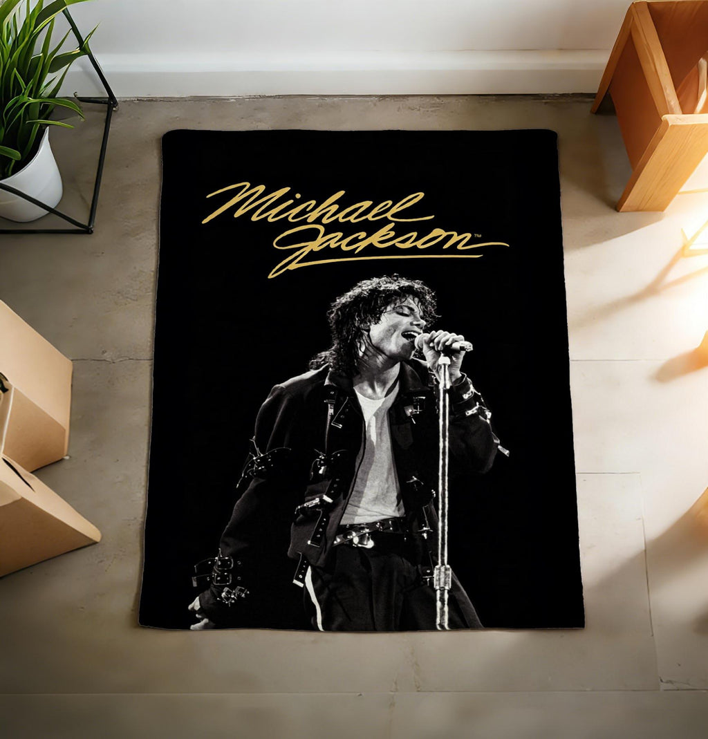 Michael Jackson Smooth Criminal Blanket Soft Throw Retro Music Decor