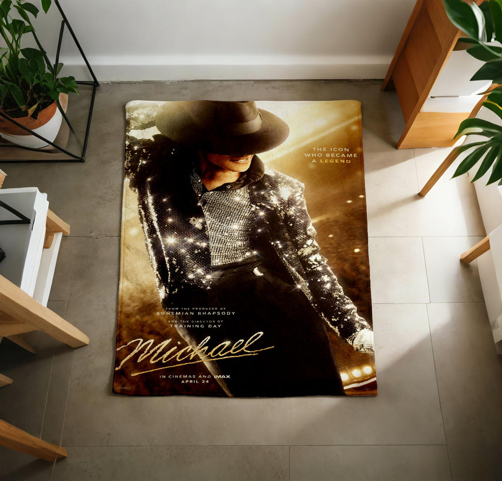 Michael Jackson 2026 Movie Blanket Soft Throw, Fan Gift