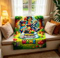 Personalized Roblox Blanket Soft Throw, Custom Name Gift