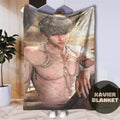 Xavier Love and Deepspace Blanket, otome blanket, sylus, caleb, zayne, rafayel, anime blanket, gaming blanket, fictional character, XmasGift