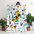 Personalized All Characters Disney Alaska Cruise Blanket, Mickey and Friends Alaskan Home Decor, Disney Wonder Magic Family Cruise Vacation