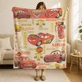 Pixar Cars Blanket, Disney Lightning McQueen Cars Baby Blanket, Baby Nursery Gift