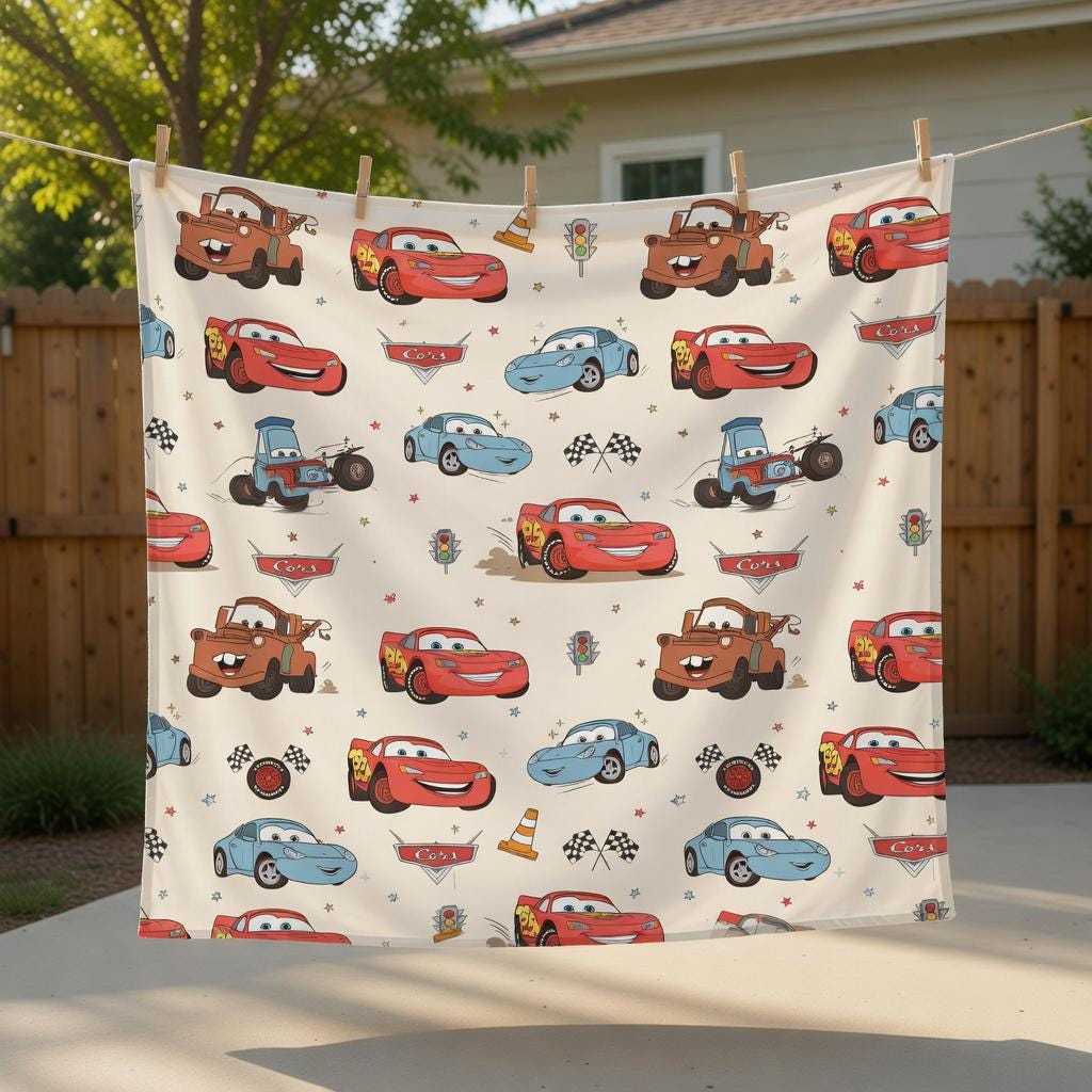 Custom Toy Story Baby Blanket, Personalized Disney Baby Shower Gift, Toy Story Nursery Baby Blanket