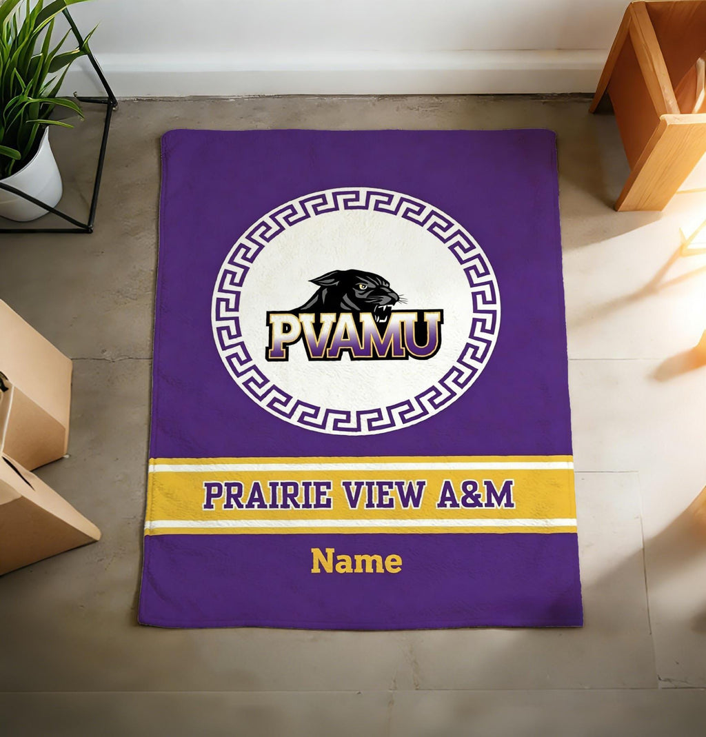 PVAMU Prairie View Blanket Soft Throw, Grad Alumni Gift, Game Day & Dorm Throw