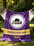 PVAMU Prairie View Blanket Soft Throw, Grad Alumni Gift, Game Day & Dorm Throw