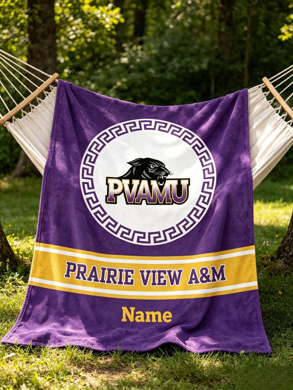 PVAMU Prairie View Blanket Soft Throw, Grad Alumni Gift, Game Day & Dorm Throw