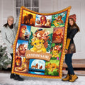 Personalized Name Disney The Lion King Blanket, Disney Mufasa Simba Timon Pumbaa Baby Blanket, Lion King Birthday Gift, Hakuna Matata