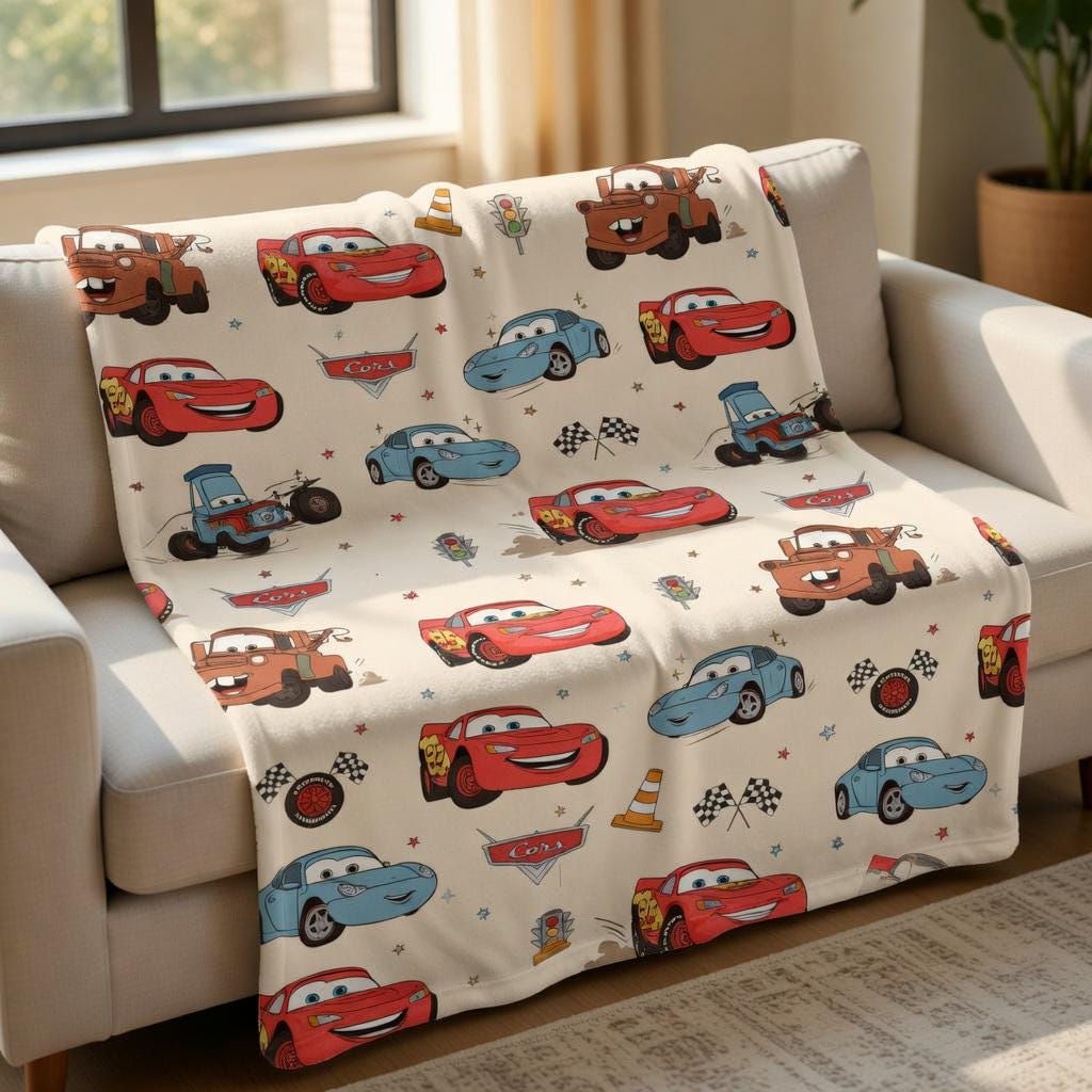 Custom Toy Story Baby Blanket, Personalized Disney Baby Shower Gift, Toy Story Nursery Baby Blanket