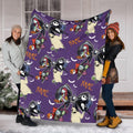 Personalized Baby Blanket, The Nightmare Before Christmas Blanket, Christmas Gift For Boys And Girls Blanket, Baby Blanket Disney Home Decor