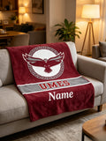Personalized UMES Blanket Soft Throw, University of Maryland Eastern Shore Throw, Graduation & Tailgate Gift