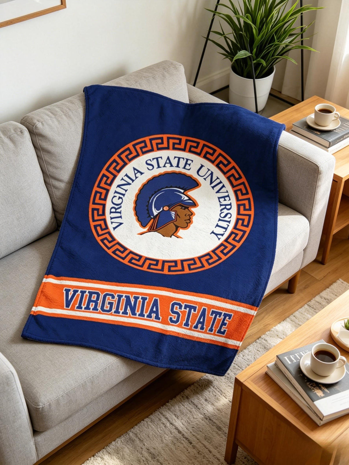 Virginia State University Blanket – Plush Throw for Game Day, Dorm Decor