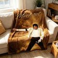 Michael Jackson Thriller Art Blanket Soft Throw Movie Poster Fan Memorabilia Throw