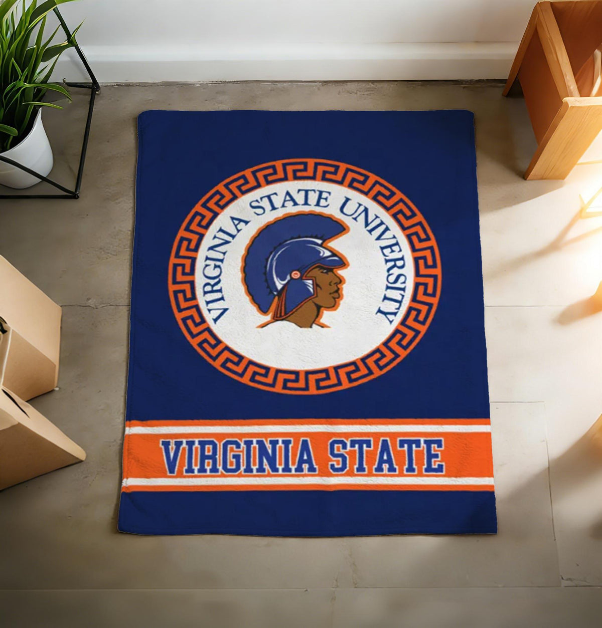 Virginia State University Blanket – Plush Throw for Game Day, Dorm Decor