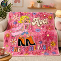 Personalized DisneyChannel Lizzie McGuire Blanket, What Dreams Are Made Of Lizzie McGuire Birthday Girl Fleece Blanket Room Home Decor