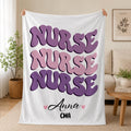 Nurse Blanket Gift, Nurse Appreciation Gift, RN Gifts, Nurse Graduation Gift, Christmas Gift for Nurse