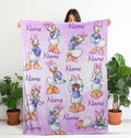 Custom Name Mouse And Friends Blanket, Personalized Mouse And Friends Blanket, Disney Character, Disney Blanket for Kid, Baby Shower Gift