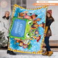 Personalized Toy Story 5 Blanket, Custom Name Disney Toy Story Blanket, Woody Buzz Lightyear Jessie Blanket, Toy Story 5 Gift for Boy, Girl