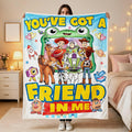 Toy Story Blanket, Disney Blanket, Custom Kids Blanket, You've Got A Friend In Me, Buzz Lightyear Woody, Cute Birthday Gift