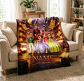 Personalized Sofia the First Fleece Blanket, Fairy Tale Royal Family Throw
