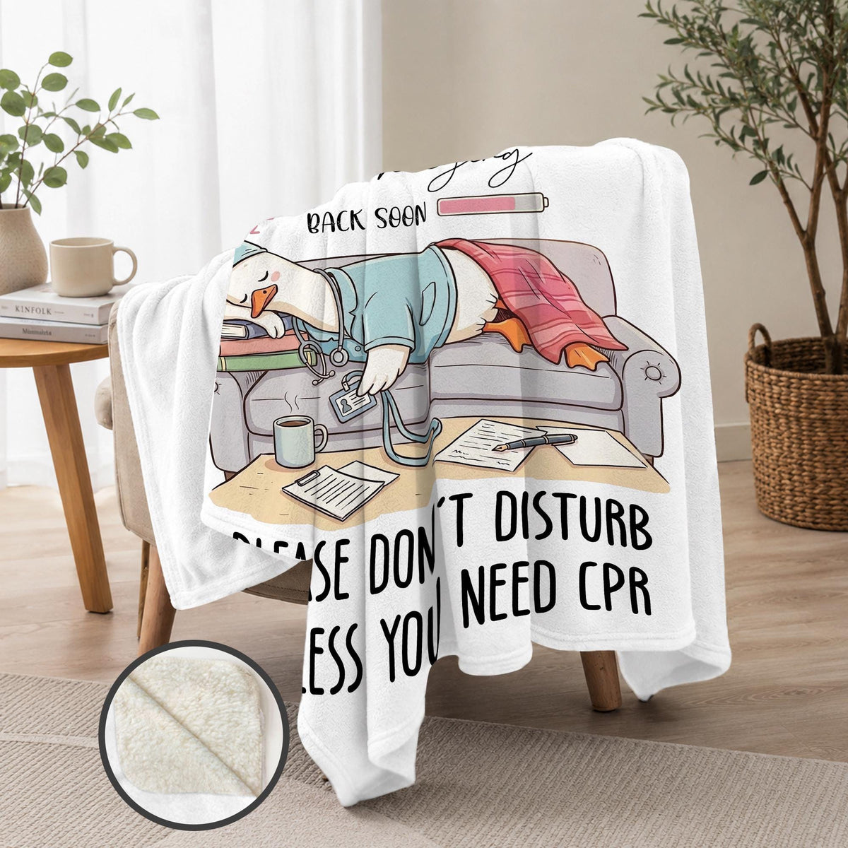 Nurses Gifts for Women/Men, Cute Nurses Week/Appreciation Gifts - Soft LPN RN Nurse Blanket, Nursing Student Graduation Gift