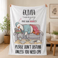 Nurses Gifts for Women/Men, Cute Nurses Week/Appreciation Gifts - Soft LPN RN Nurse Blanket, Nursing Student Graduation Gift