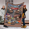 Custom Name Tow Mater Blanket, Disneyland Cars Movie Blanket, Birthday Boy Blanket, Cars Blanket, Tow Mater Blanket, Cars Fleece Blanket