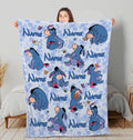 Personalized Winnie the Pooh Blanket, Custom Name Pooh and Friends Blanket, Disney Blanket for Kids, Baby Shower Gift, Baby Blanket
