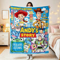 Toy Story 5 Blanket, Disney Blanket, To Infinity And Beyond, Woody Jessie Buzz Lightyear, Custom Kids Blanket, Toy Story Blanket