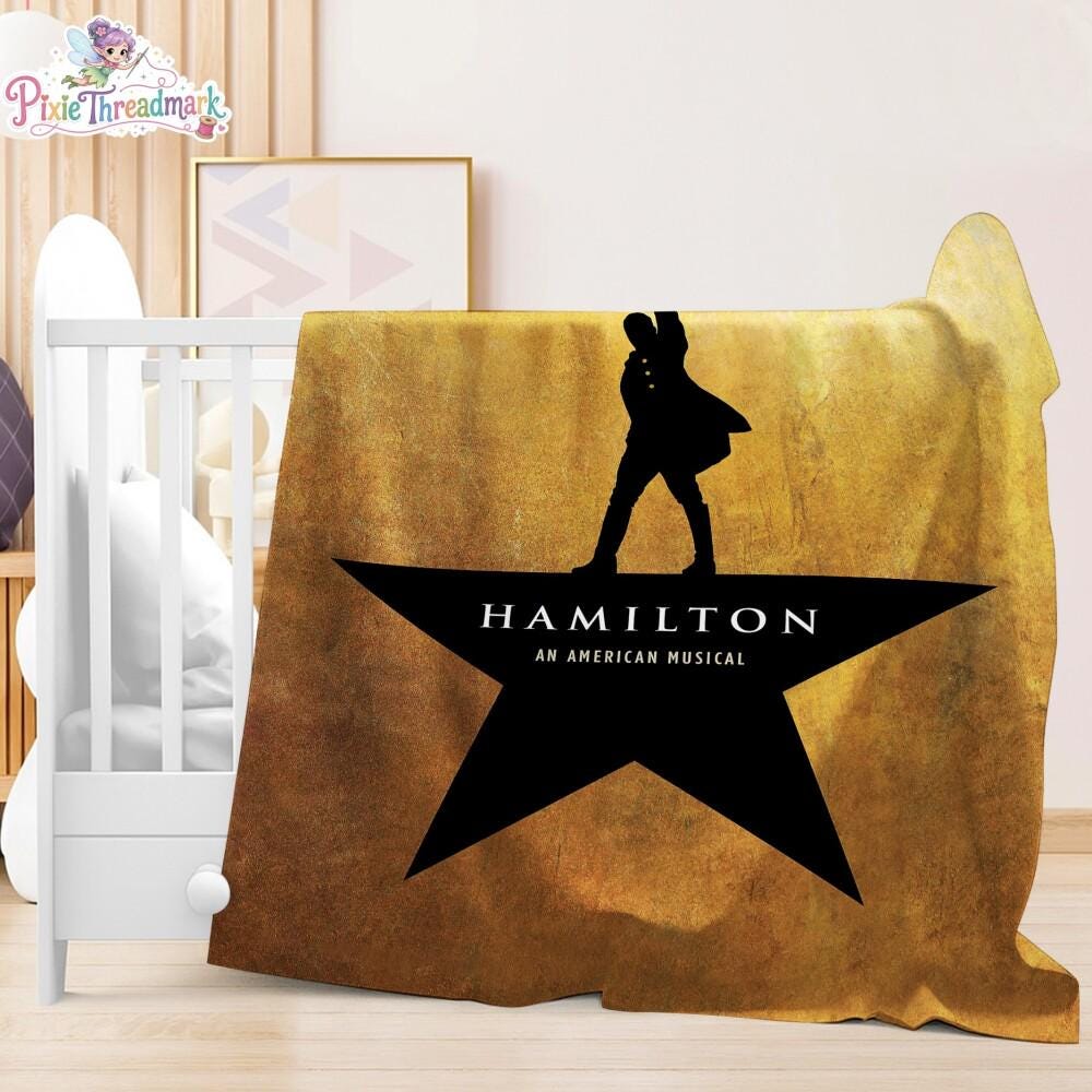 Alexander Hamilton Fleece Blanket, Hamilton Throw Blanket, Hamilton Musical Blanket, Hamilton Fan Gifts, Christmas Gifts Blanket