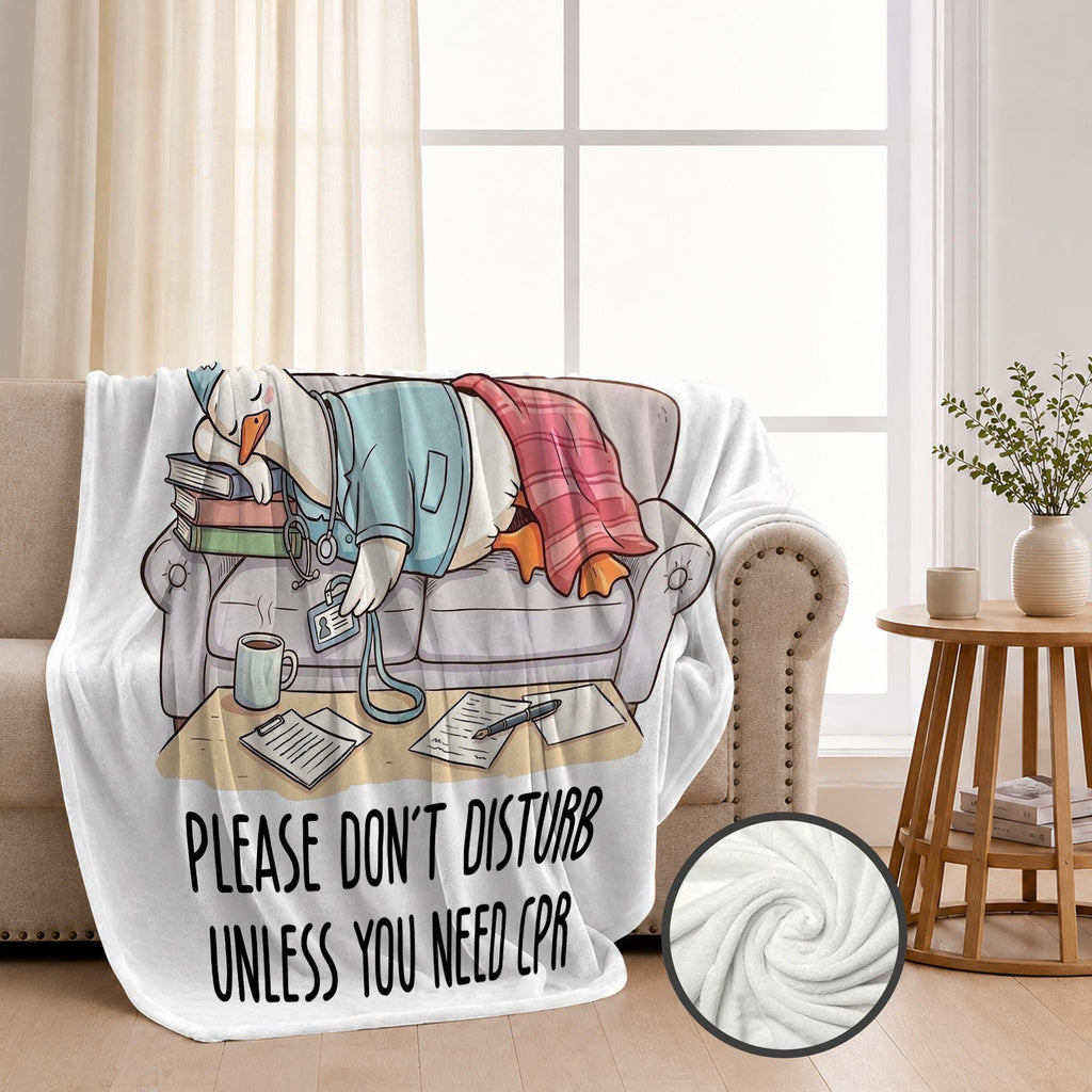 Nurses Gifts for Women/Men, Cute Nurses Week/Appreciation Gifts - Soft LPN RN Nurse Blanket, Nursing Student Graduation Gift