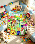 Sprunki Blanket Soft Throw, Fun Surprise Gift For Young Sprunki Creators
