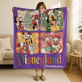 Mickey and Friends Christmas Blanket, Disneyland Blanket, Merry Christmas Blanket, Disney Mickey's Very Merry Christmas Blanket, Xmas Gift