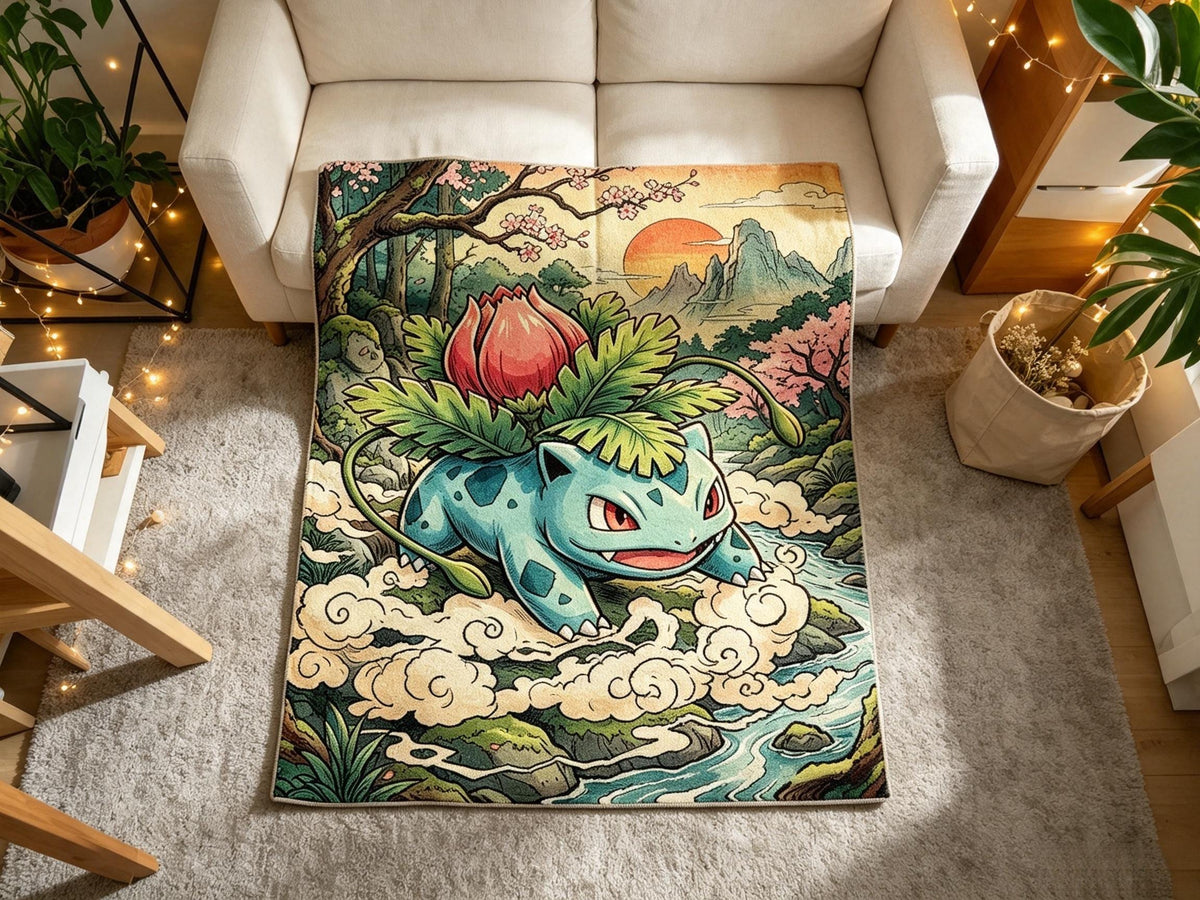 Pokemon Blanket Soft Throw, Relaxing Daily Gift For Longtime Pokemon Admirers