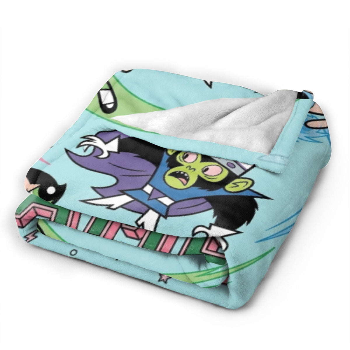 Custom Powerpuff Girls vs Mojo Jojo Blanket, Personalized Blossom Bubbles Buttercup Throw, Kids Comic Blanket, Bedroom Decor
