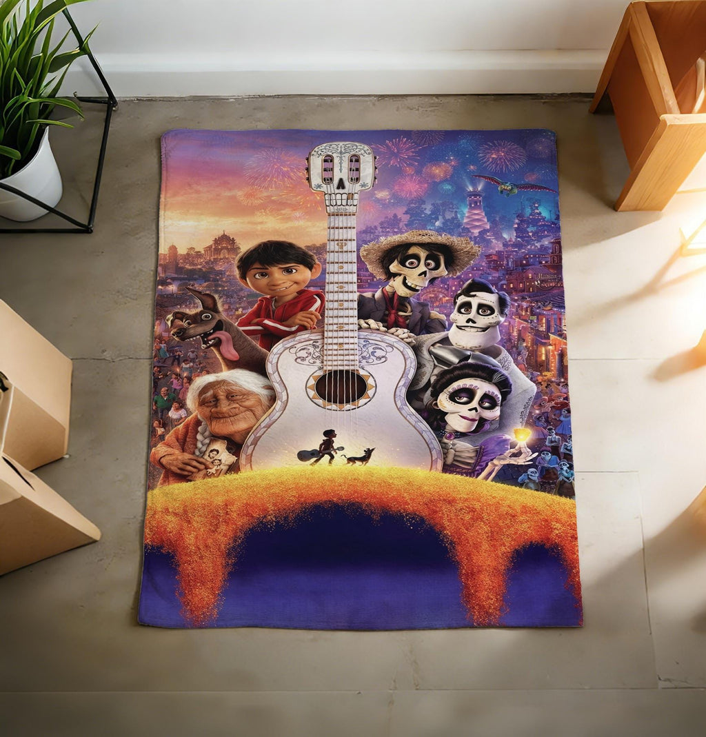 Coco Blanket Soft Throw, Miguel Hector Day Of The Dead Fan Gift Blanket