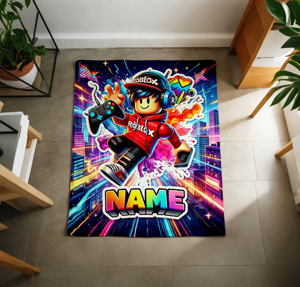 Roblox Blanket Soft Throw, Cozy Daily Present For Avid Roblox Players