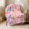 Pooh And Friends Kids Blanket, Disney Cartoon Fleece Blanket, Gift for Baby Shower Of a Boy or Girl,Newborn Present,Gender Neutral Blankie