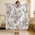 G-Personalized Grandma Blanket Grandparents Day Gift for Grandma Nana,Mothers Day Gift,Custom Grandma Gift, Birthday Present for Grandmother