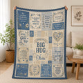 Perrsonalized Inspirational Blanket, Get Well Soon Gift for Women, Healing Blanket, Feel Better Gift After Surgery, Encouragement Gift