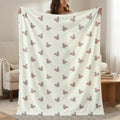 Minimalist Mickey Mouse Kids Blanket | Neutral Baby Shower Gift | Cozy Toddler Throw | Subtle Character Nursery Decor Aesthetic