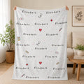 Nurse Birthday Gift, Personalized Nurse Blanket, Matching Team Gift, Medical Icons, Nurse Christmas Gift, Nurse Coworker Gift, RN Gift